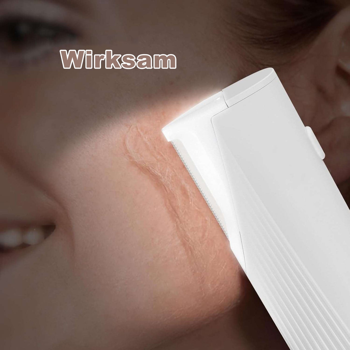 COOL-i® Elektrisches Dermaplaning-Gerät für Frauen mit LED, 3 Stufen, schmerzfrei, Mini-Rasierer inkl. 6 Klingen – Gesichtspeeling & Haarentfernung