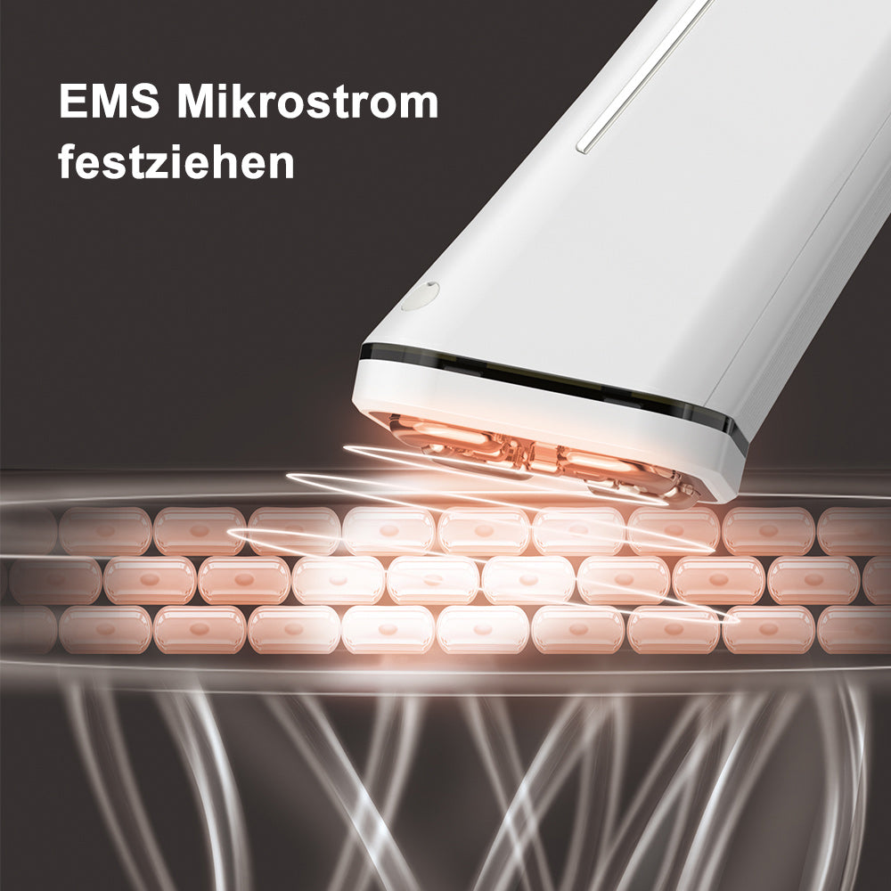 Cool-i ® RF & EMS Gesichtspflegegerät mit Lichttherapie – Multifunktionaler Anti-Aging Massager für Hautstraffung, Faltenreduktion & Lifting