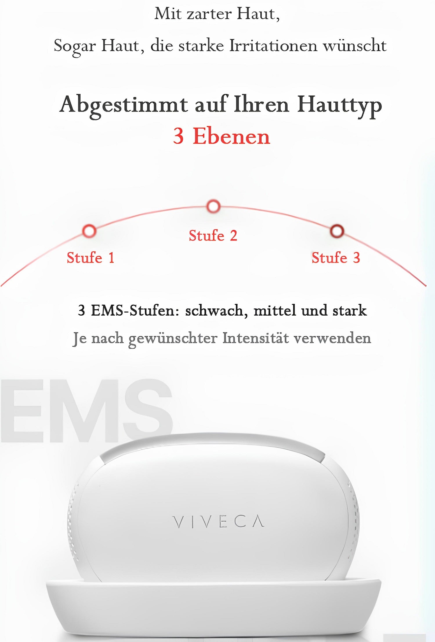 COOL-i® Gerät mit EMS-Modi zur Hautstraffung und Muskelstimulation