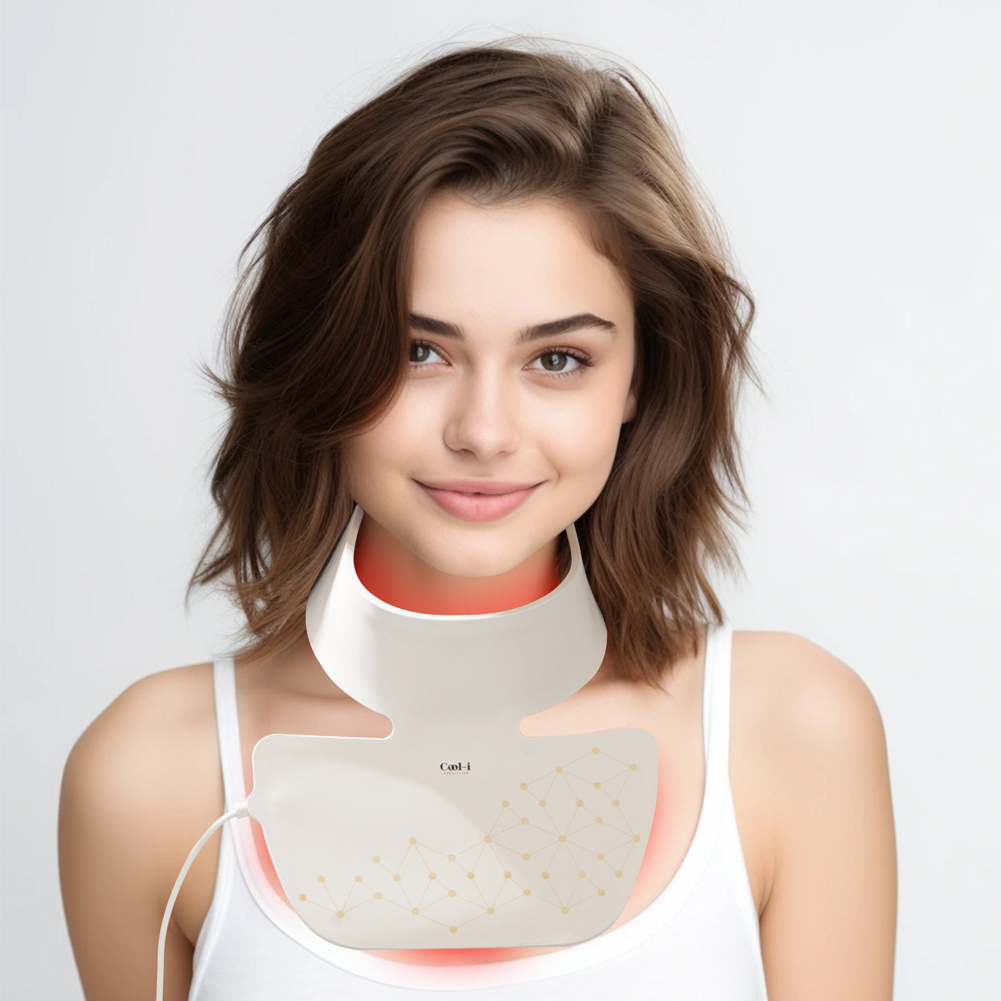 Nacken- und Oberkörper-Rotlichttherapie Maske