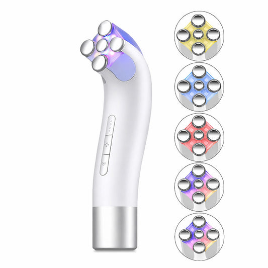 Cool-i® Multifunktionales RF-EMS-LED Beautygerät,Gesichts & Halsmassage, Wärmepflege, Lichtpflege, kabellos & wiederaufladbar