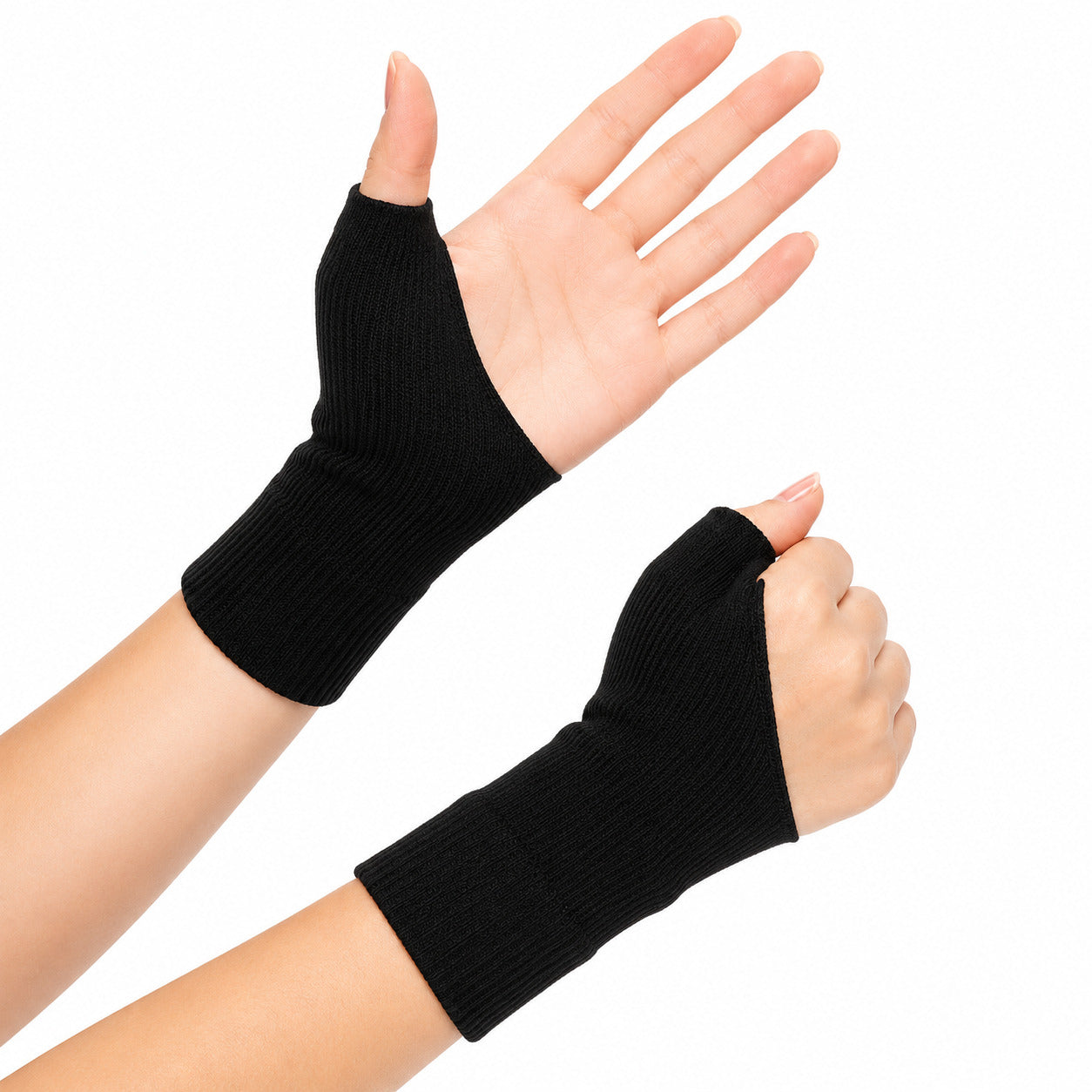 COOL-i Daumenbandage 1 Paar mit SEBS-Gelpolster, elastische Handgelenkstütze für Alltag, Arbeit & Sport