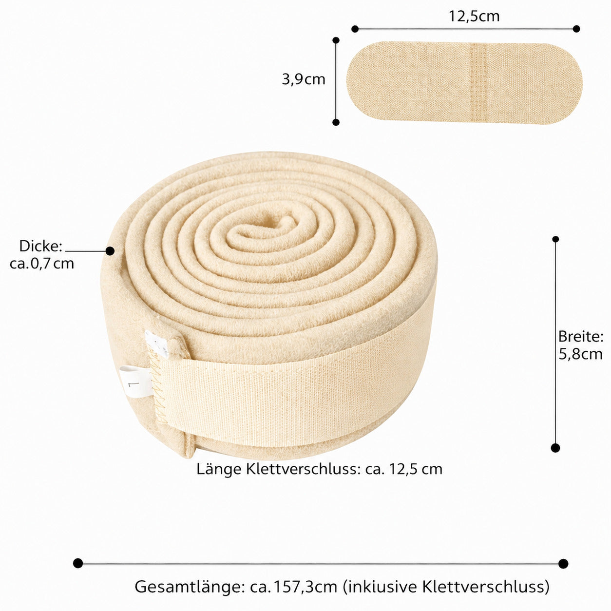 Verstellbare Armschlinge Schultergurt, Zuschneidbar, Leicht & Atmungsaktiv, Armstütze für Alltag & Unterstützung