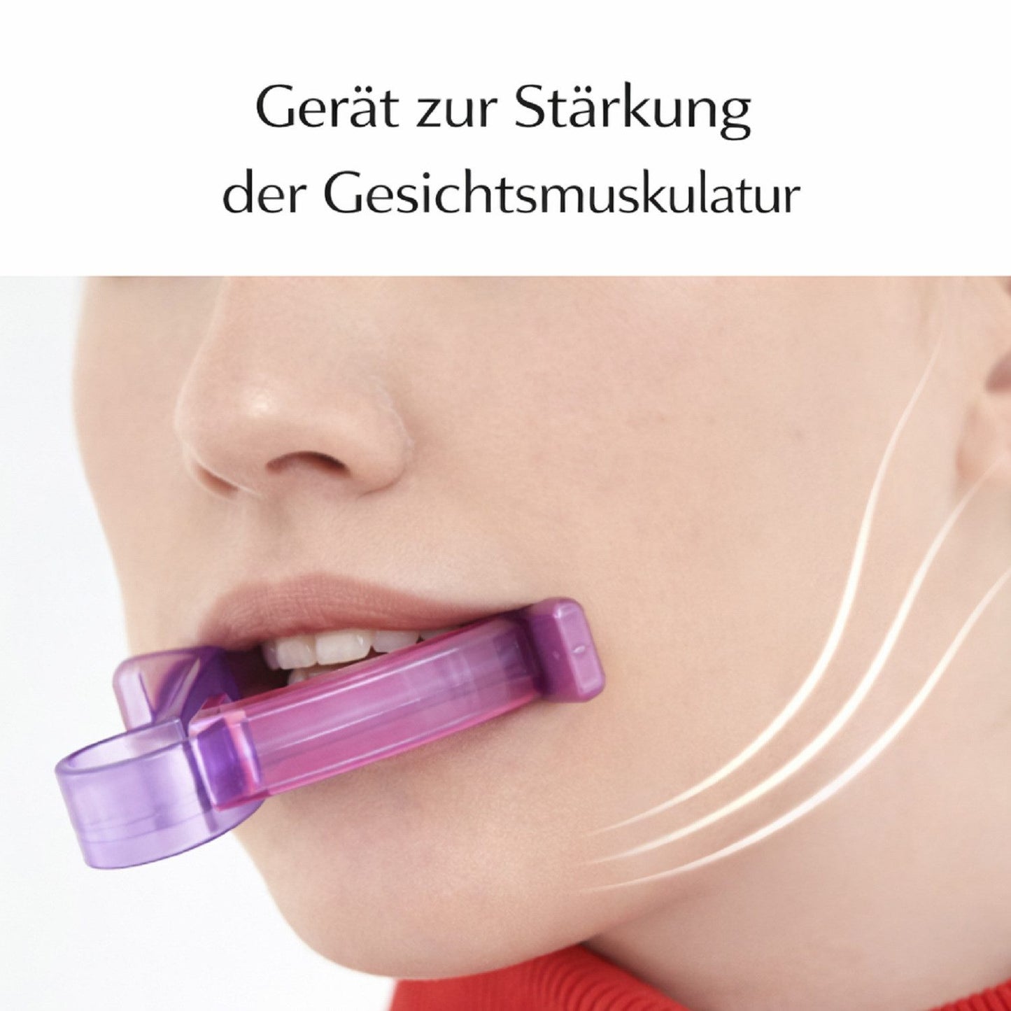Gesichtstrainer Mundstück,Tool für Lippen& Kieferübungen,tragbar,für tägliche Nutzung