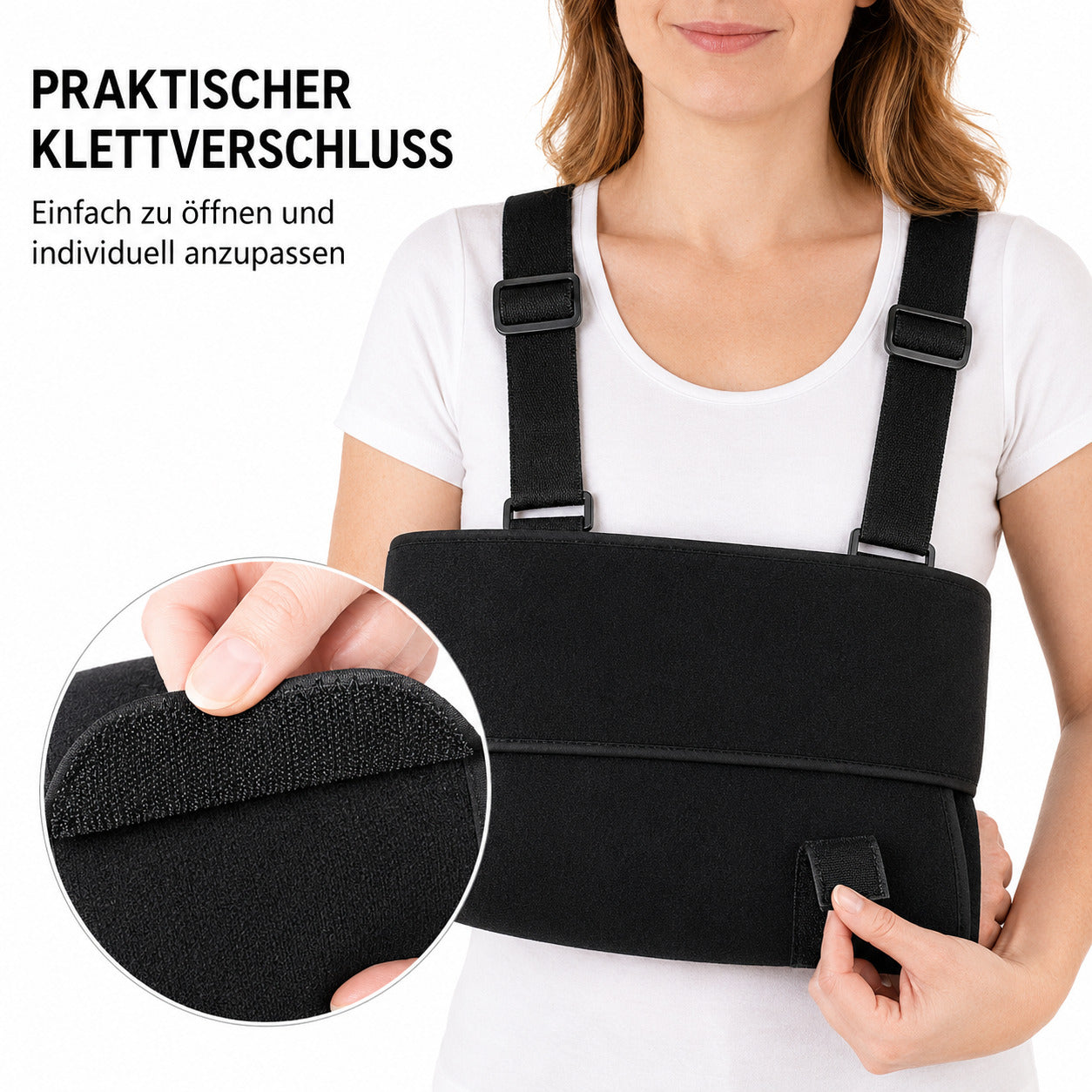 COOL-i Armschlinge mit Schultergurt, verstellbar & gepolstert, für linken und rechten Arm