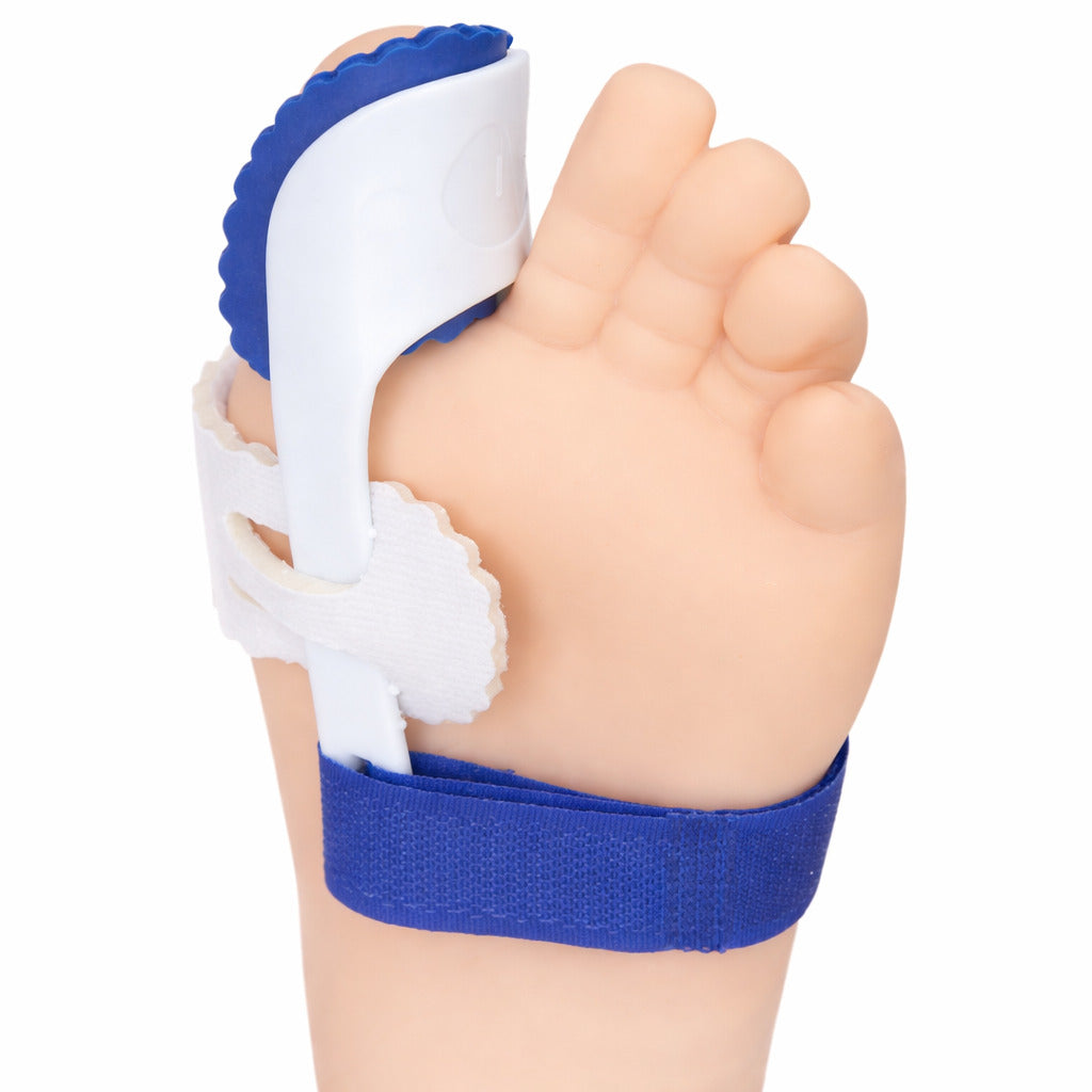 2x Zehenspreizer Zehen-Korrektur Ballenschutz Schiene Hallux Valgus Fuß Bandage