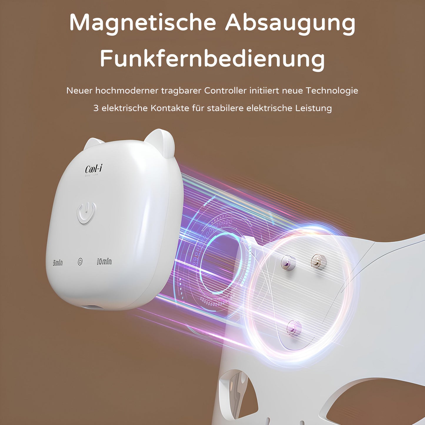 Magnetischer Controller der COOL-i LED Maske – innovative Funkfernbedienung mit stabiler Leistung für kabellose Anwendung