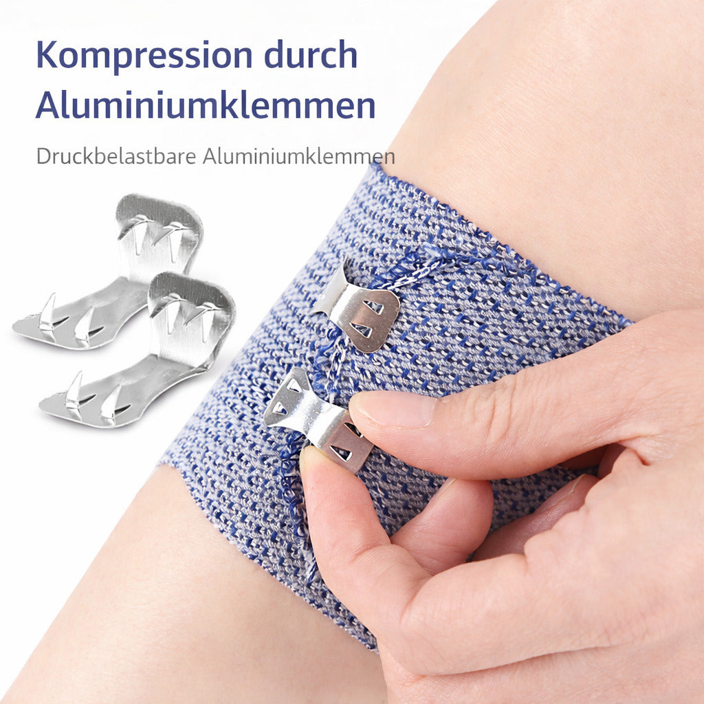 Kühlbandage 2er Set, elastisch & atmungsaktiv, Kompressionsbandage für Handgelenk, Knie & Knöchel, Sport & Alltag