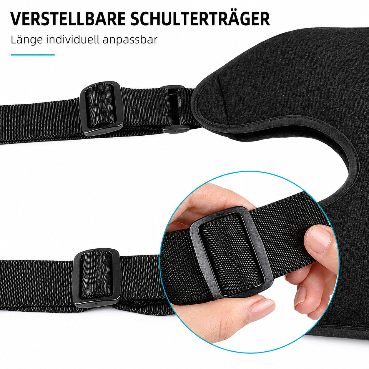 COOL-i Armschlinge mit Schultergurt, verstellbar & gepolstert, für linken und rechten Arm