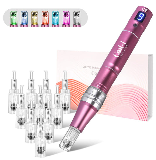 Cool-i® Microneedling-Stift mit 7 LED-Farben –Für Hautverjüngung und Faltenreduktion （V2）