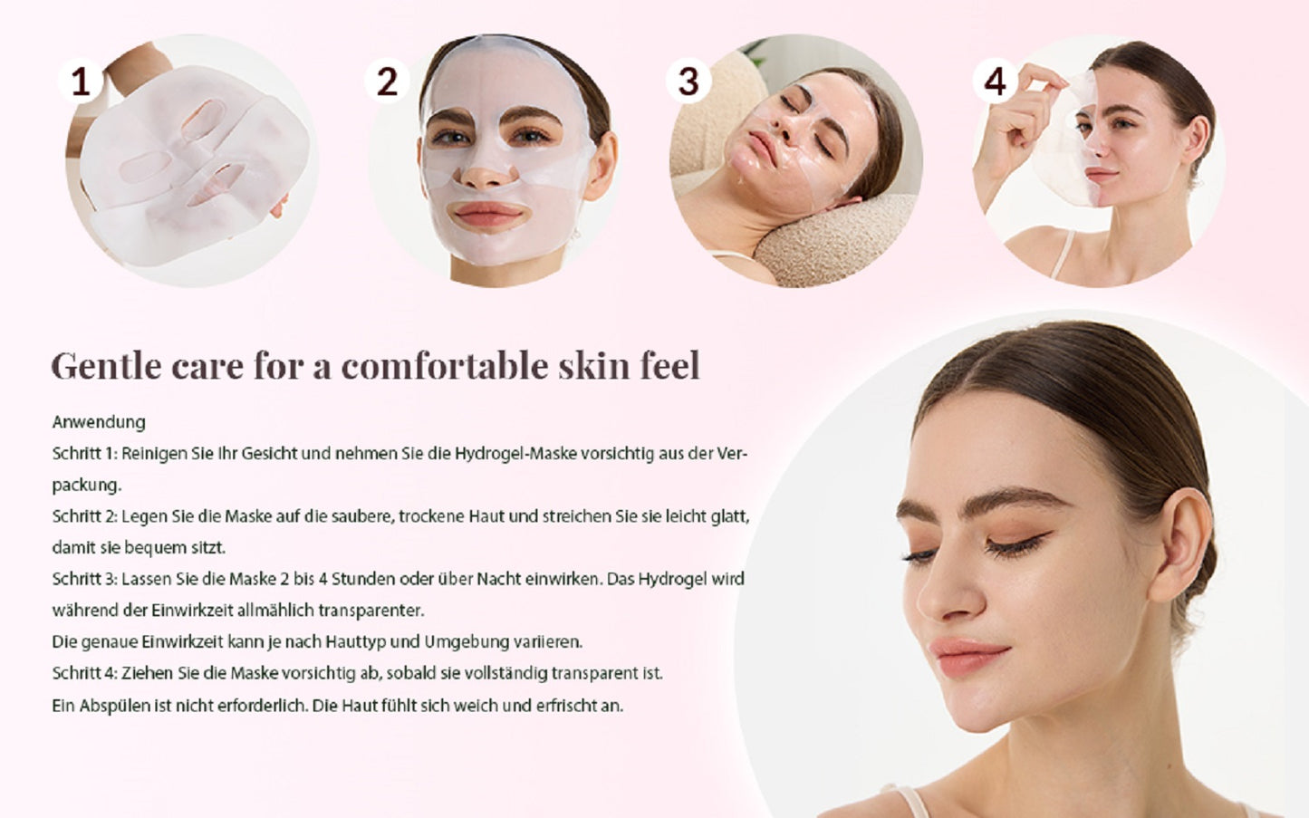 Cool-i® Bio Collagen Real Deep Maske – 5 Stück | Collagen & Kupferpeptide | Beruhigende & feuchtigkeitsspendende Pflege