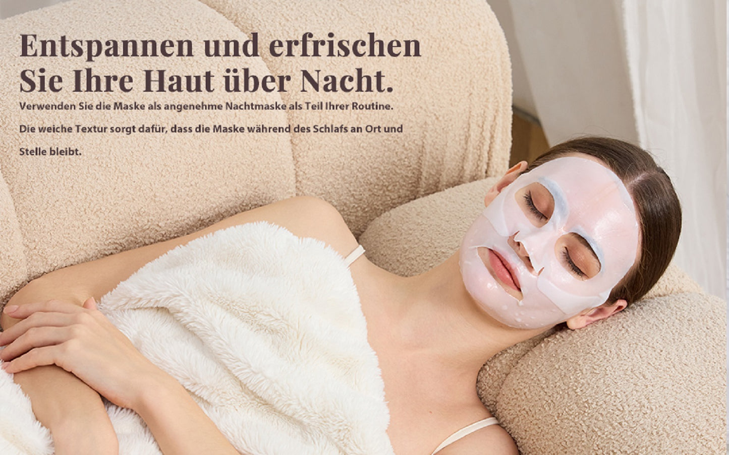 Cool-i® Bio Collagen Real Deep Maske – 5 Stück | Collagen & Kupferpeptide | Beruhigende & feuchtigkeitsspendende Pflege