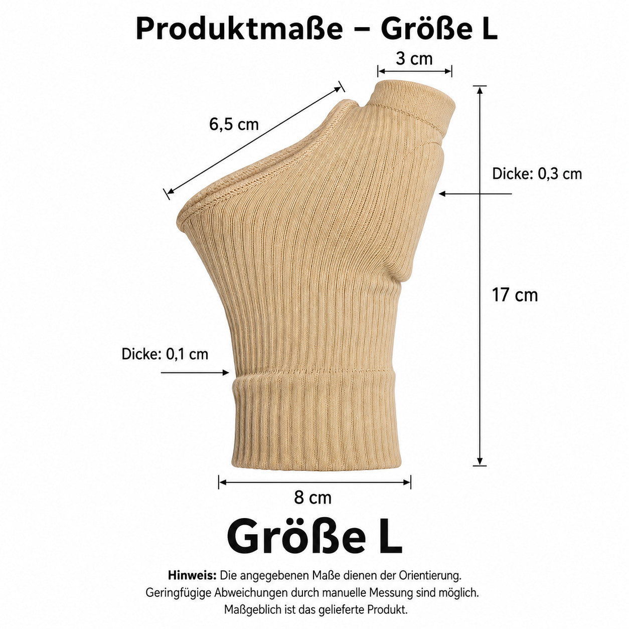 COOL-i Daumenbandage 1 Paar mit SEBS-Gelpolster, elastische Handgelenkstütze für Alltag, Arbeit & Sport