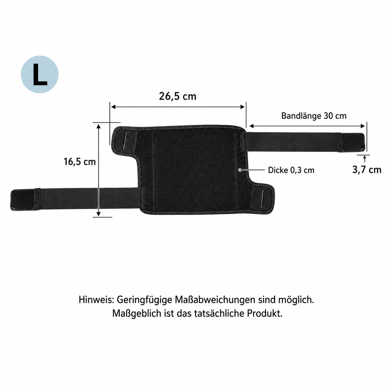 COOL-i Bizeps Kompressionsbandage, verstellbare Oberarmmanschette aus Neopren für Sport & Alltag L