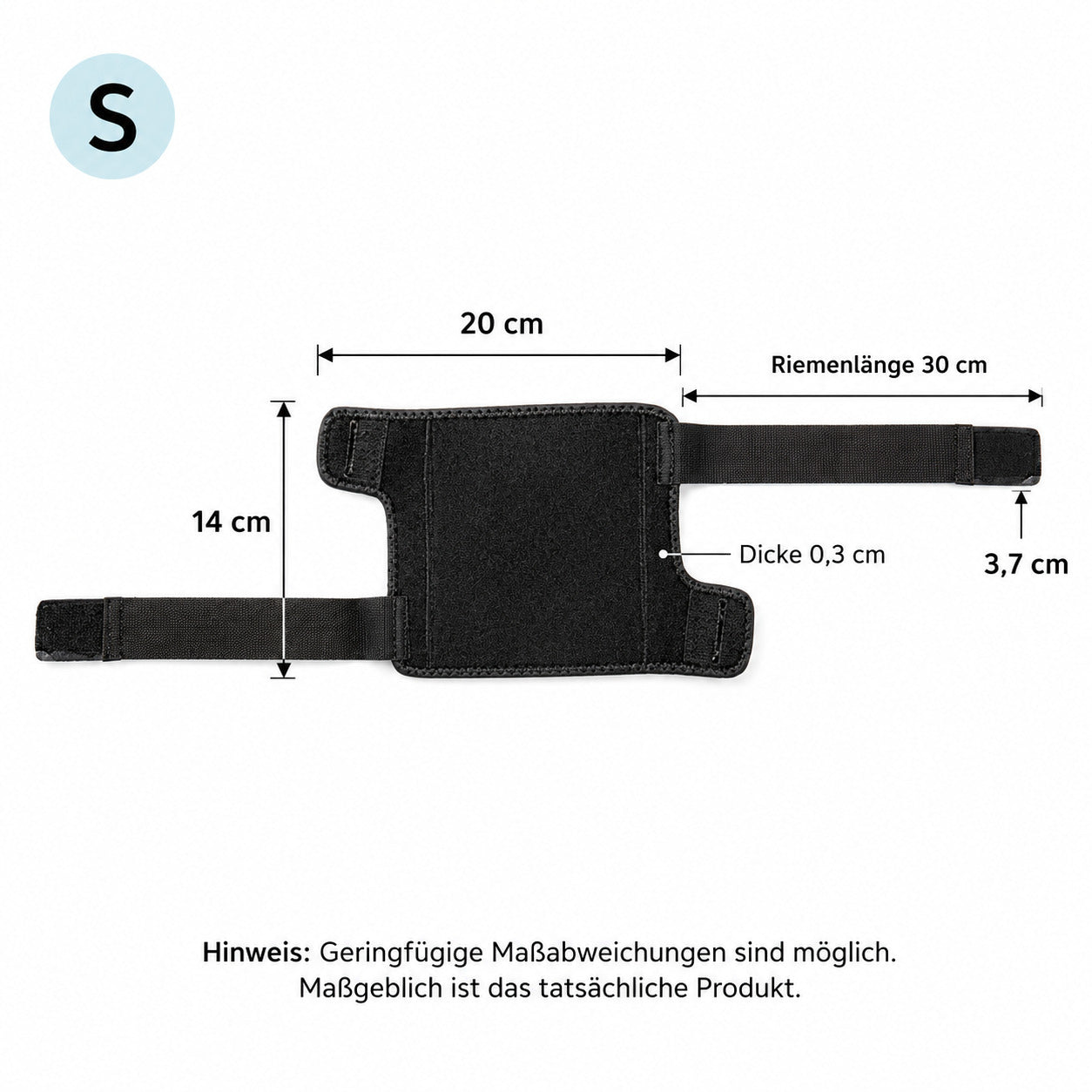 COOL-i Bizeps Kompressionsbandage, verstellbare Oberarmmanschette aus Neopren für Sport & Alltag S